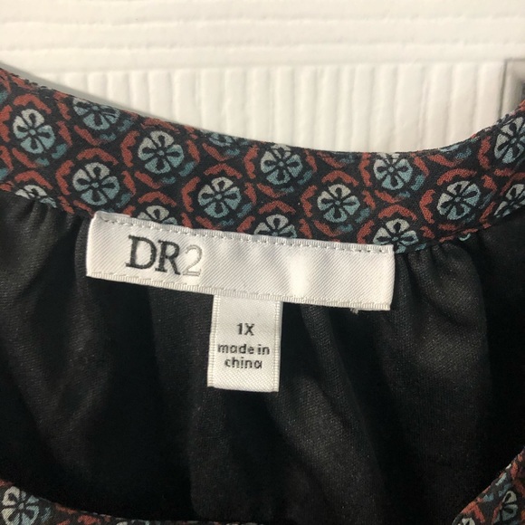 Daniel Rainn Pattern Split Maxi Dress - Picture 5 of 11